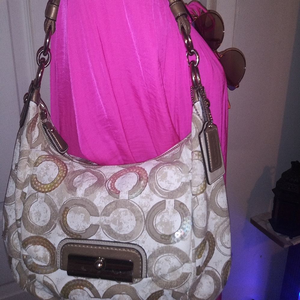 Coach Kristin Op Art Hobo bag